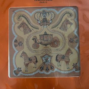 Hermes “Paperoles” vintage scarf